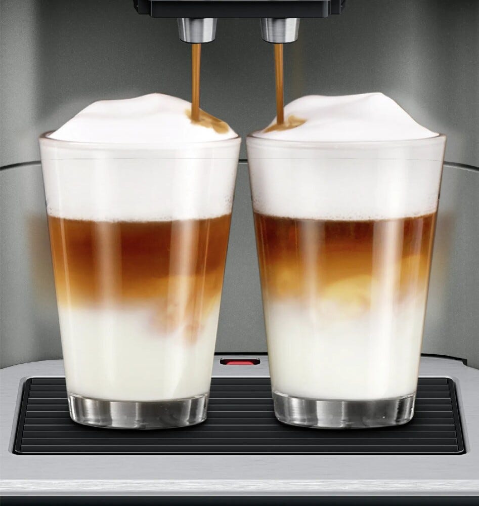 Siemens TE655503DE EQ6 Plus Macchina da caffè automatica - grigio/nero