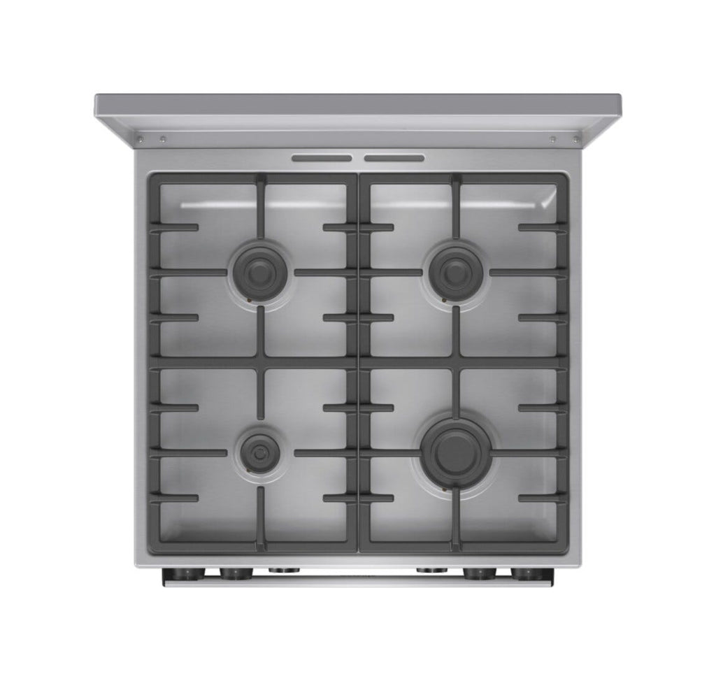 Gorenje GKS6C71XF G600 Cucina da accosto cm. 60 - 4 zone a gas + 1 forno elettrico - grigio