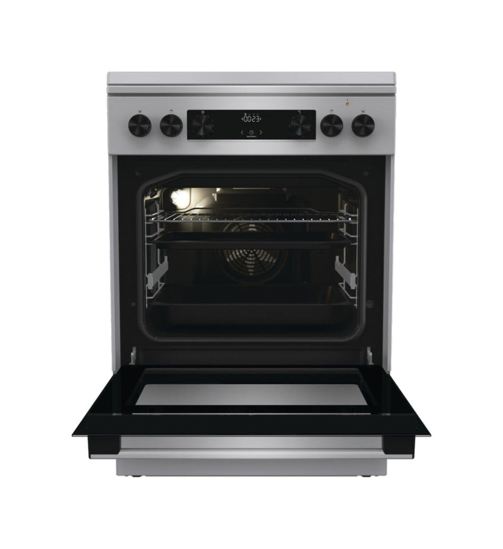 Gorenje GKS6C71XF G600 Cucina da accosto cm. 60 - 4 zone a gas + 1 forno elettrico - grigio