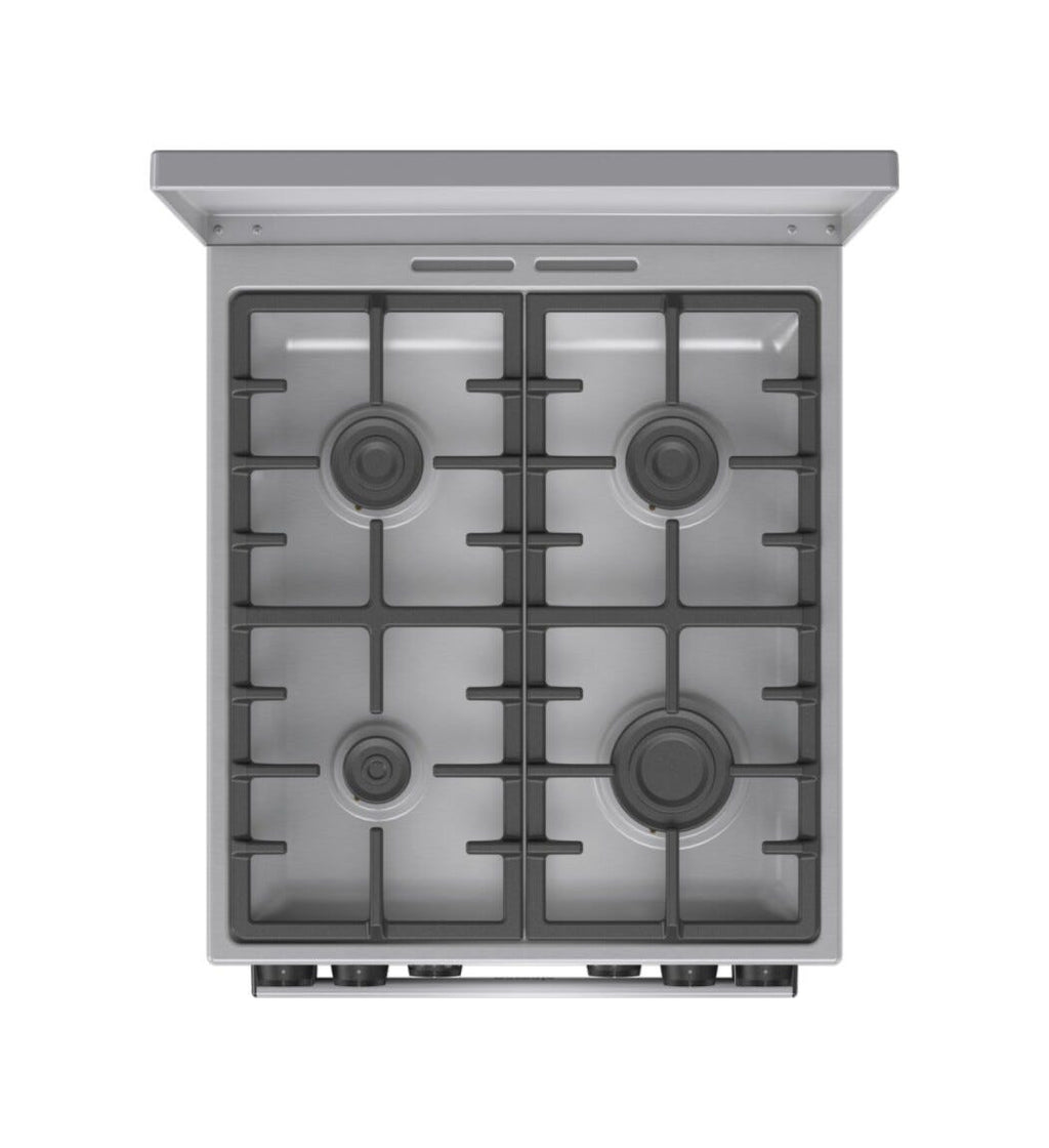Gorenje GKS5C71XF Cucina da accosto cm. 50 - 4 zone a gas + 1 forno elettrico - inox