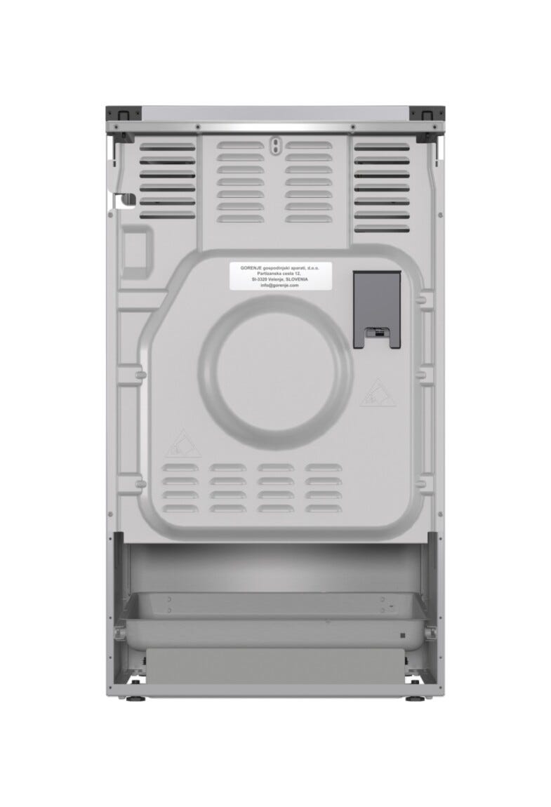 Gorenje GKS5C71XF Cucina da accosto cm. 50 - 4 zone a gas + 1 forno elettrico - inox