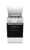 Gorenje GG5A14WJ Cucina da accosto cm. 50 - 4 zone a gas + 1 forno a gas - bianco
