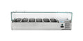 Fimar G-VRX1400-330 Forcold Vetrina refrigerata pizza statica - inox