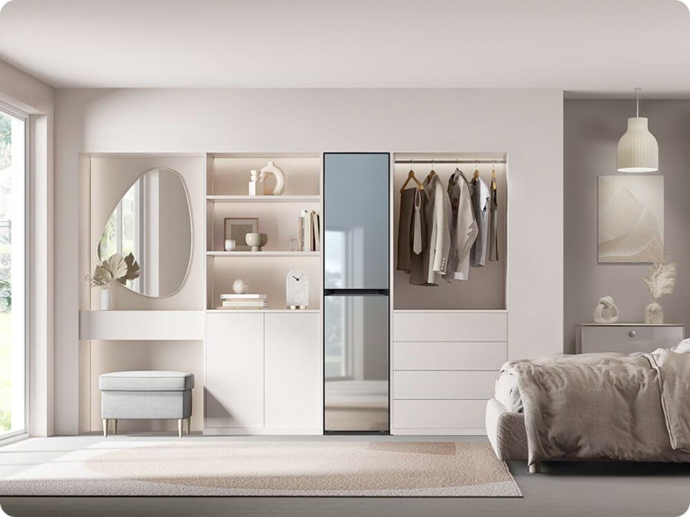 Samsung DF18CB8700CRE1 Airdresser Cabina armadio a vapore cm. 60 - specchio