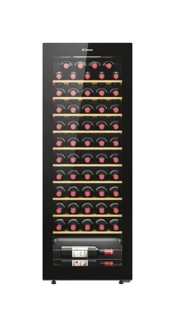 Candy CWC058 DiVino Cantina vini a libera installazione cm. 48 - 58 bottiglie - nero