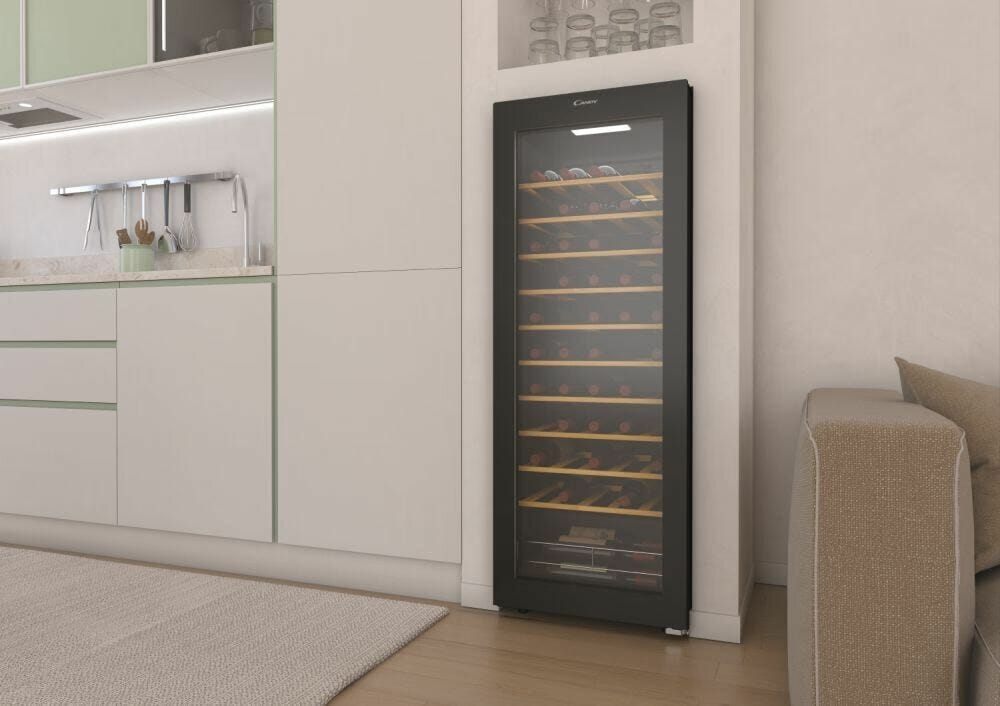 Candy CWC058 DiVino Cantina vini a libera installazione cm. 48 - 58 bottiglie - nero
