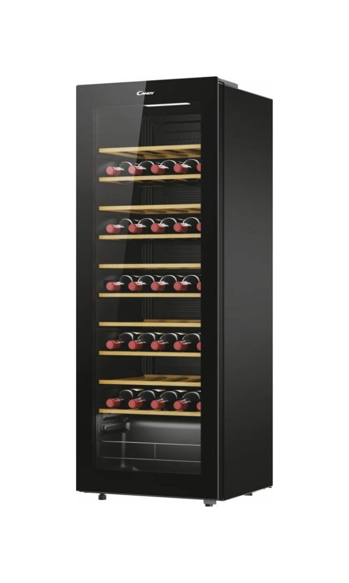 Candy CWC058 DiVino Cantina vini a libera installazione cm. 48 - 58 bottiglie - nero