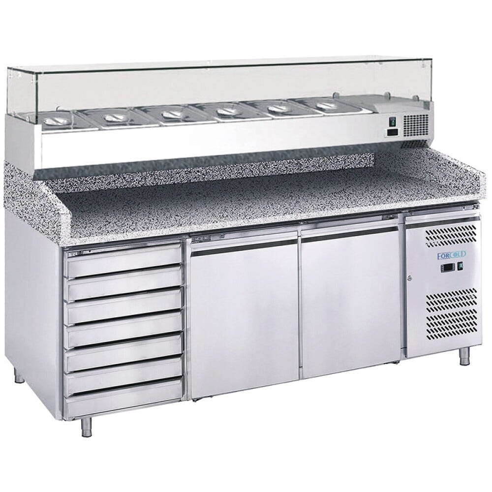 Fimar G-PZ2610TN-FC Forcold Banco refrigerato ventilato lt. 390