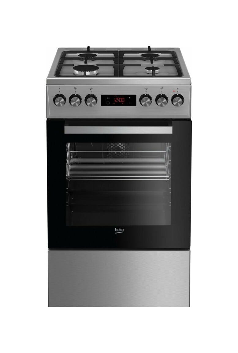Beko FSMT52336DXDT B300 Cucina da accosto cm. 50 - 4 fuochi gas - inox