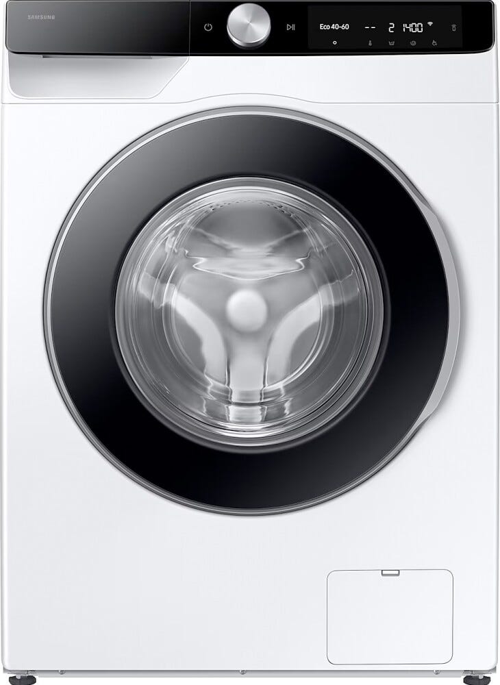 Samsung WW90DG6G94LKU3 Ai Control Lavatrice cm. 60 - capacità 9 kg - bianco