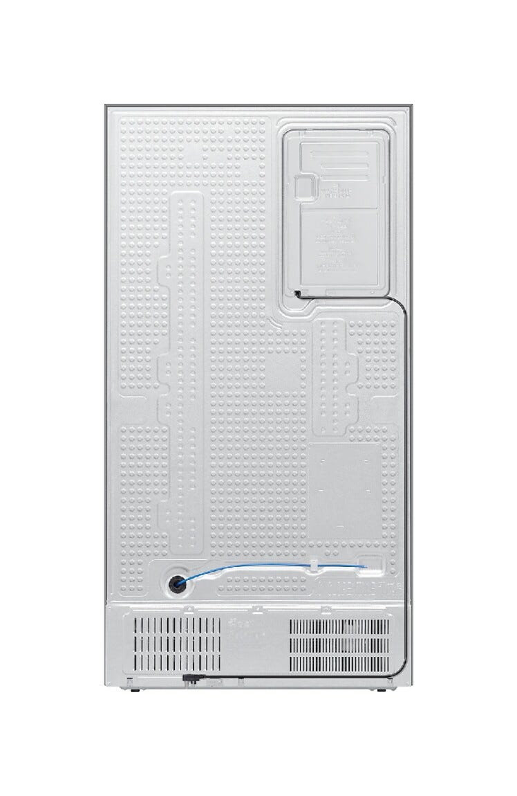 Samsung RS90F66BEFEF Family Hub Frigorifero con congelatore side by side cm. 91 h. 178 - lt. 614 - antracite