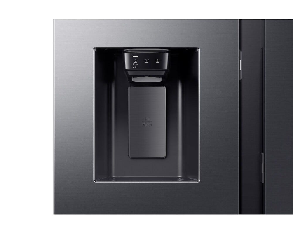 Samsung RS90F66BEFEF Family Hub Frigorifero con congelatore side by side cm. 91 h. 178 - lt. 614 - antracite