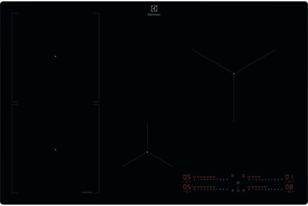 Electrolux KIS82453I Serie 700 SenseBoil® Piano cottura a induzione cm. 77 - vetroceramica nero