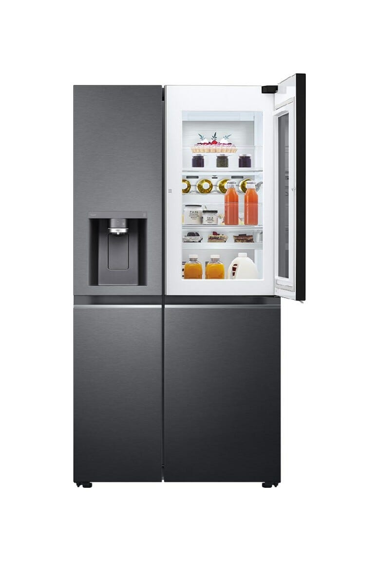 LG GSXV90MCAE Frigorifero side by side - cm. 91 h. 179 - lt. 635 - nero opaco