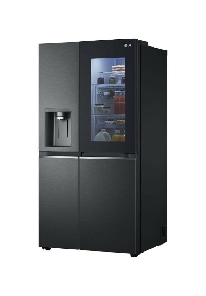 LG GSXV90MCAE Frigorifero side by side - cm. 91 h. 179 - lt. 635 - nero opaco