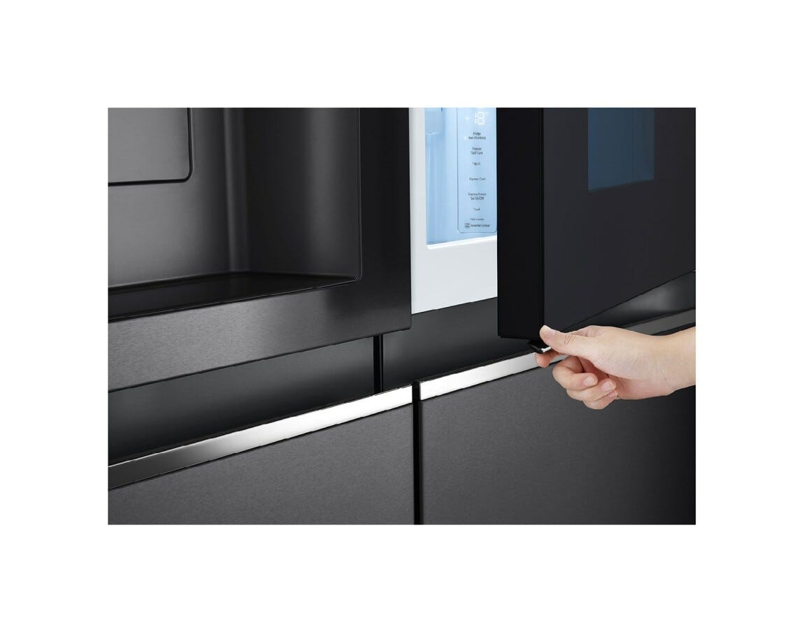 LG GSXV90MCAE Frigorifero side by side - cm. 91 h. 179 - lt. 635 - nero opaco
