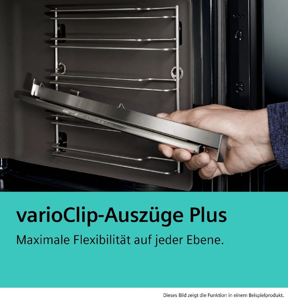 Siemens HS736GDB1 iQ700 Forno combinato a vapore cm. 60 - nero