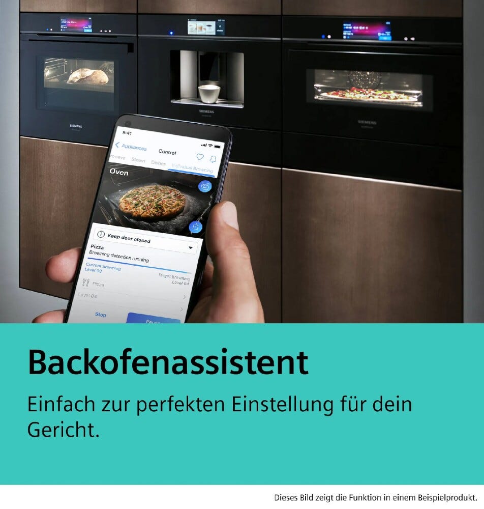 Siemens HS736GDB1 iQ700 Forno combinato a vapore cm. 60 - nero