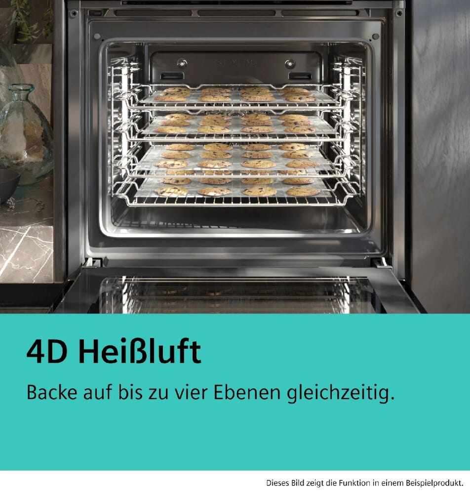 Siemens HS736GDB1 iQ700 Forno combinato a vapore cm. 60 - nero