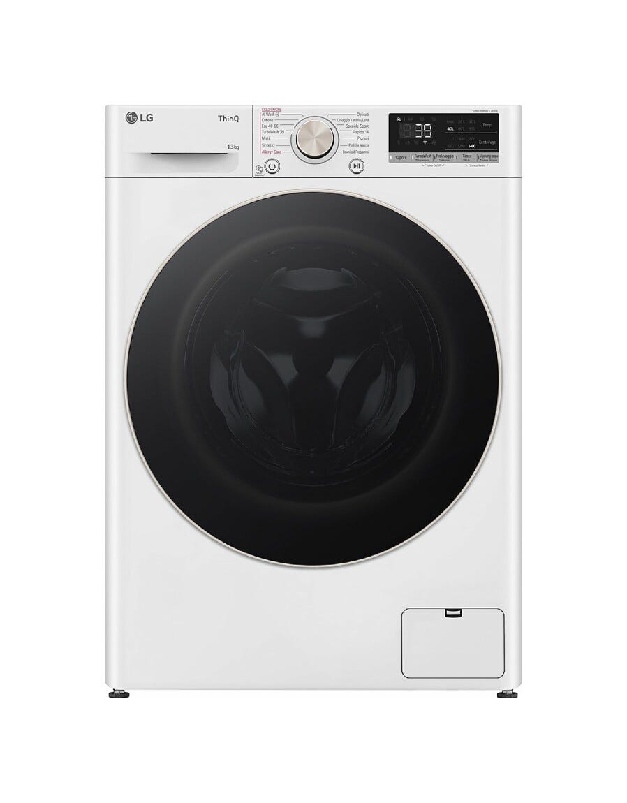 LG F4R7013TSWG Serie R7 Lavatrice cm. 60 - capacità 13 kg - bianco