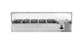 Fimar G-VRX1400-380 Forcold Vetrina refrigerata pizza statica - inox