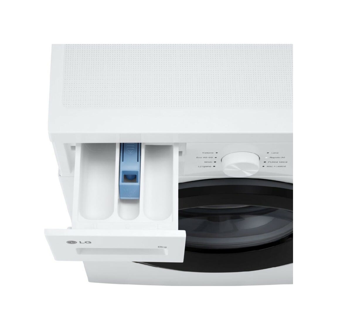 LG F4NA10S8NWK Serie A1 Lavatrice slim cm. 60 - capacità 8 kg - bianco