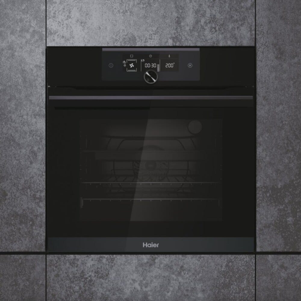Haier HWO60SM6F8BH Serie I-Turn 6 Forno elettrico pirolitico cm. 60 - nero
