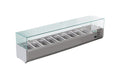Fimar G-RI20038V Forcar Vetrina refrigerata pizza statica - inox
