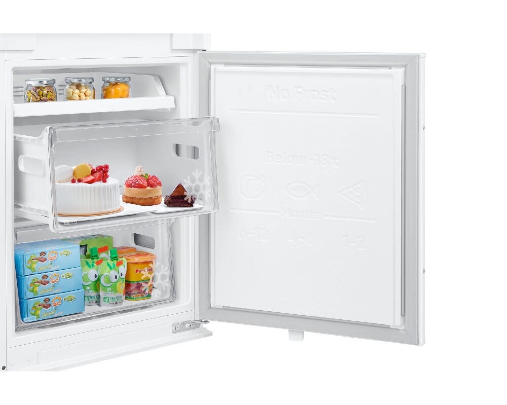 Samsung BRB70F30AES0EO Frigorifero con congelatore da incasso cm. 54 h. 193 - lt. 298