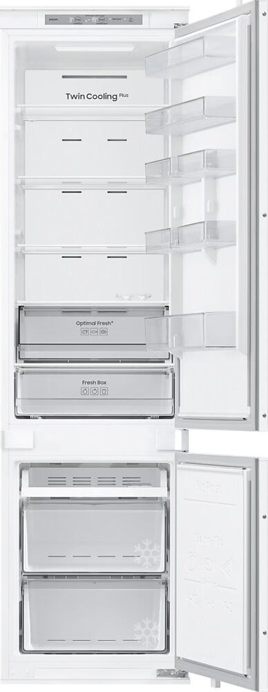 Samsung BRB70F30BES0EO Frigorifero con congelatore da incasso cm. 54 h. 194 - lt. 298