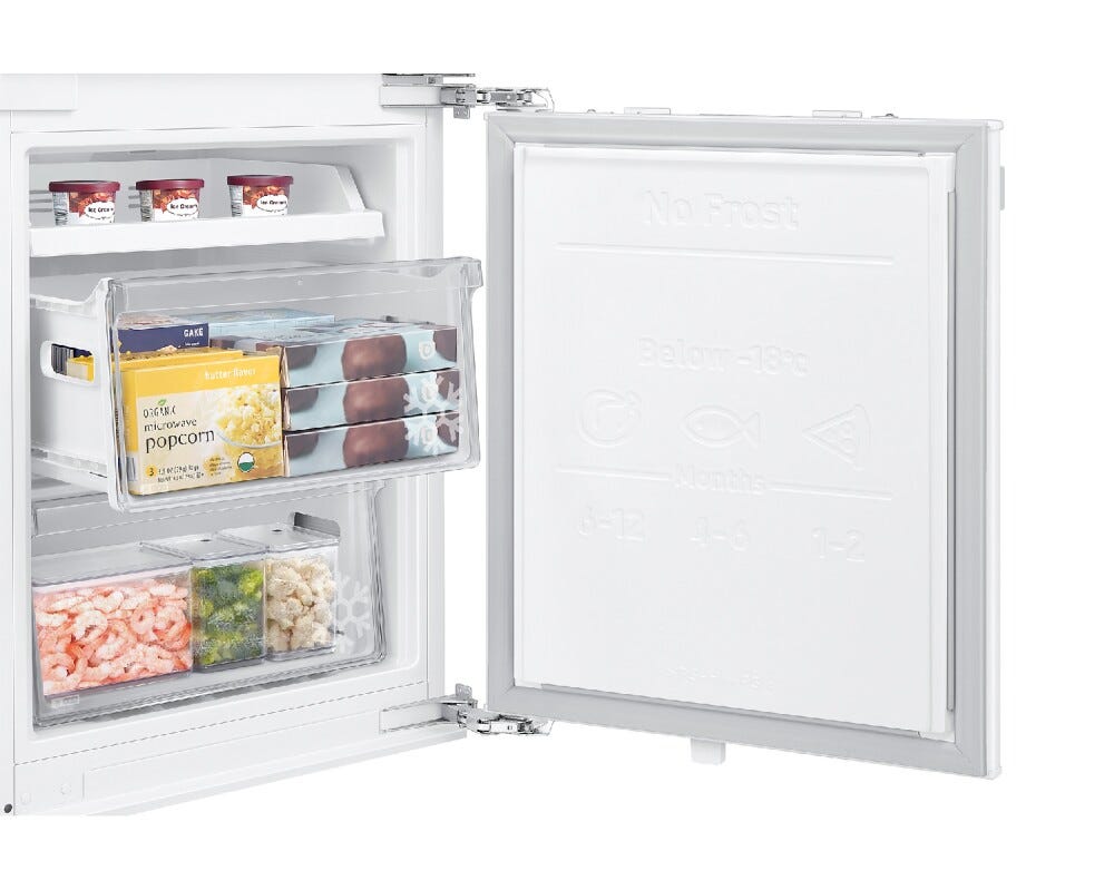 Samsung BRB80F26ADF0EO Frigorifero con congelatore da incasso cm. 54 h. 178 - lt. 264