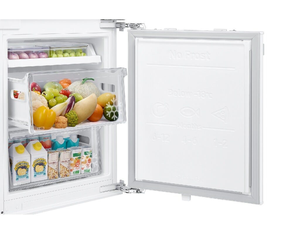 Samsung BRB80F26ADF0EO Frigorifero con congelatore da incasso cm. 54 h. 178 - lt. 264