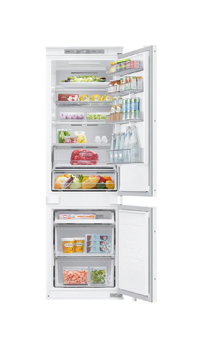 Samsung BRB80F26ADS0EO Frigorifero con congelatore da incasso cm. 54 h. 178 - lt. 264