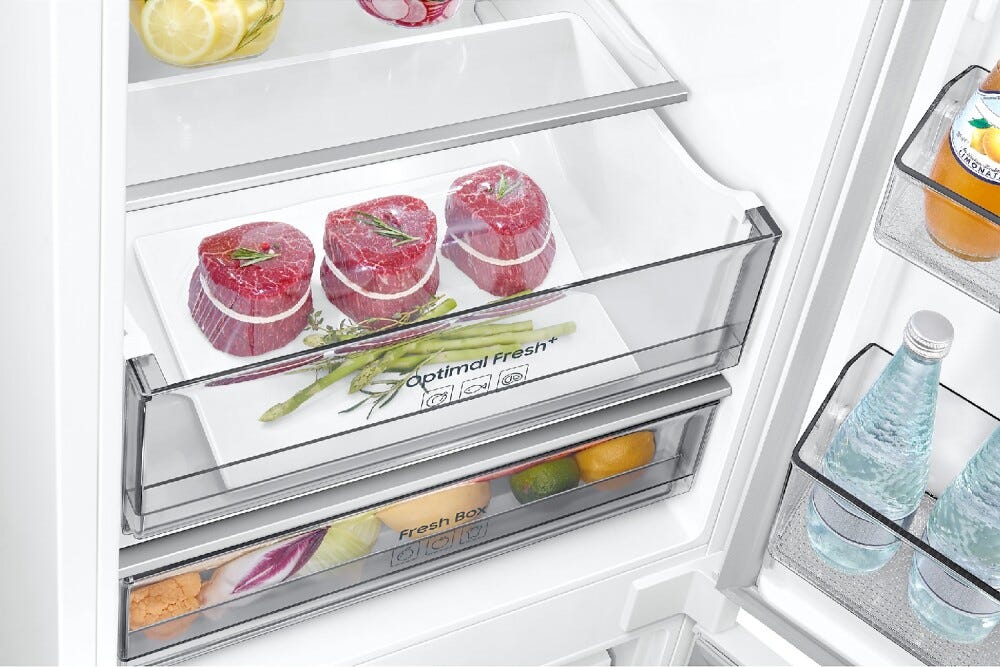 Samsung BRB80F26ADS0EO Frigorifero con congelatore da incasso cm. 54 h. 178 - lt. 264