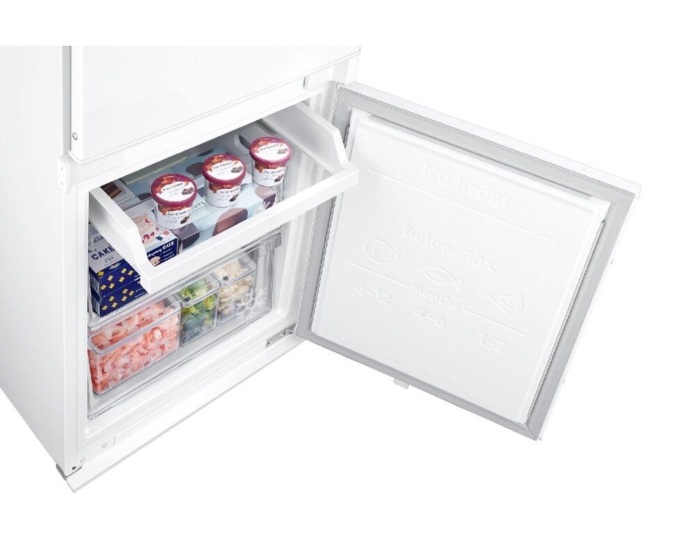 Samsung BRB80F26ADS0EO Frigorifero con congelatore da incasso cm. 54 h. 178 - lt. 264