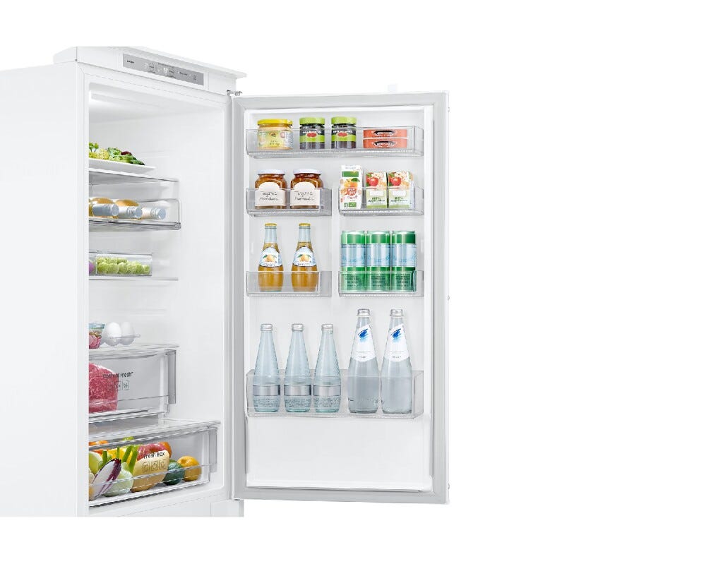 Samsung BRB80F26ADS0EO Frigorifero con congelatore da incasso cm. 54 h. 178 - lt. 264