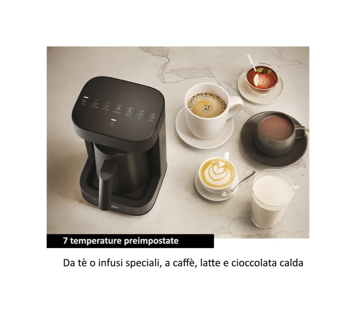 Haier HMB5A 011 I-Master Serie 5 Bollitore Multi Beverage 0,35 l - nero