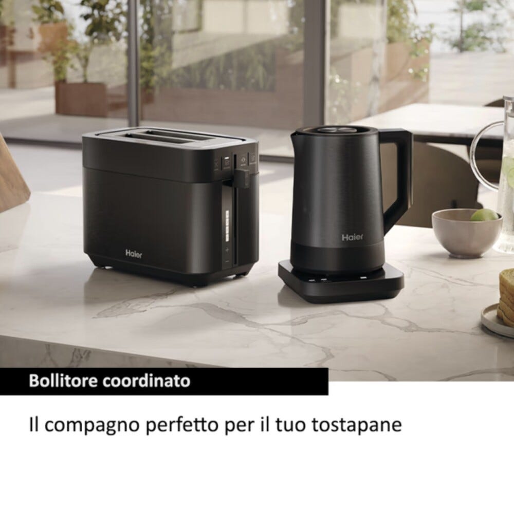 Haier HTO5A3 011 I-Master Serie 5 Tostapane a 2 scomparti - nero