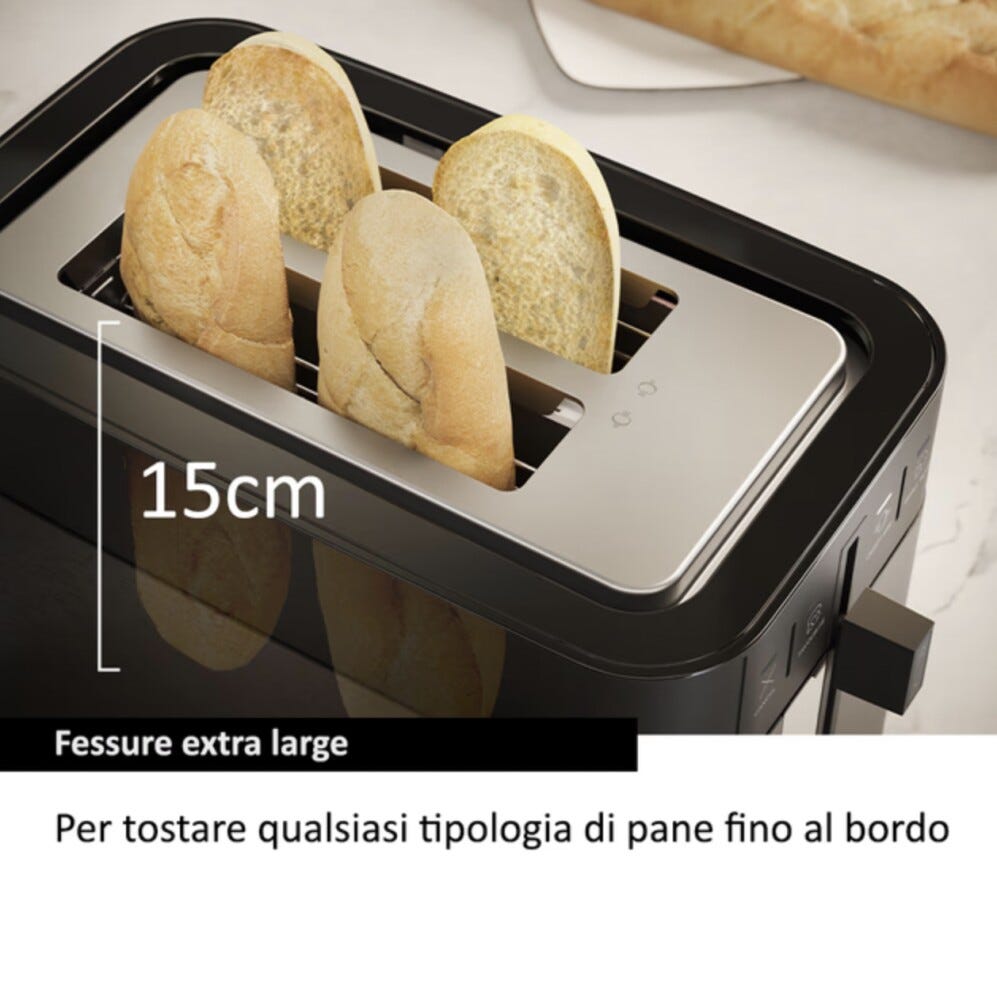 Haier HTO5A3 011 I-Master Serie 5 Tostapane a 2 scomparti - nero