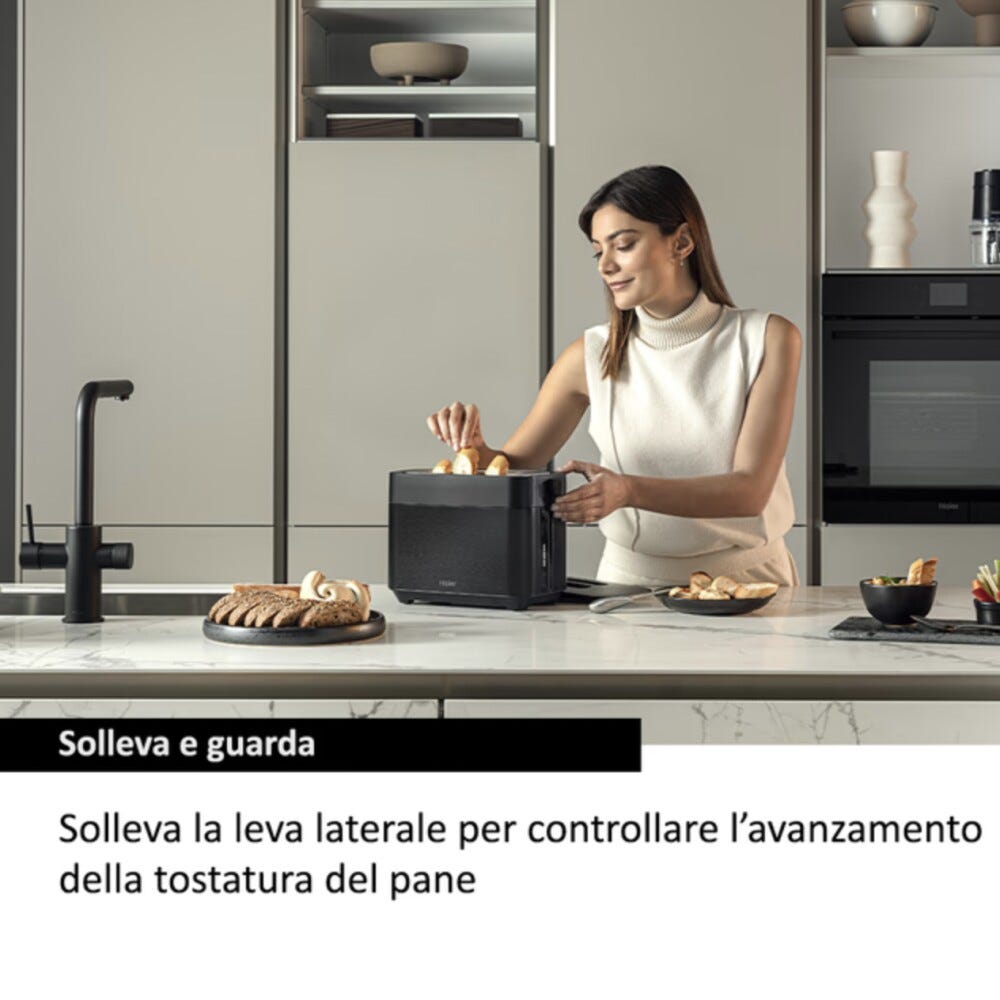 Haier HTO5A3 011 I-Master Serie 5 Tostapane a 2 scomparti - nero
