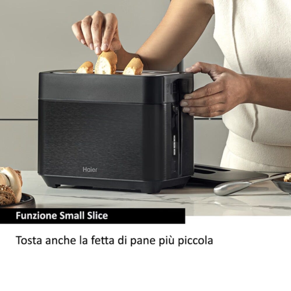 Haier HTO5A3 011 I-Master Serie 5 Tostapane a 2 scomparti - nero