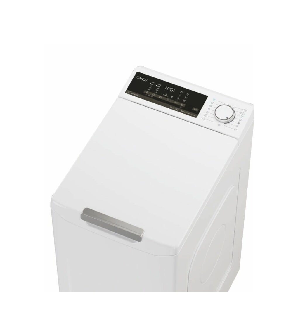 Candy TCA474TM5-S ProWash 500 Lavatrice a carica dall'alto cm. 41 - capacità 7 kg - bianco