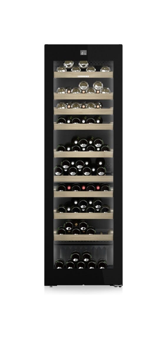 Liebherr WPgbi5272 Vinidor Cantina vino a libera installazione cm. 60 h. 185 - 106 bottiglie - blacksteel