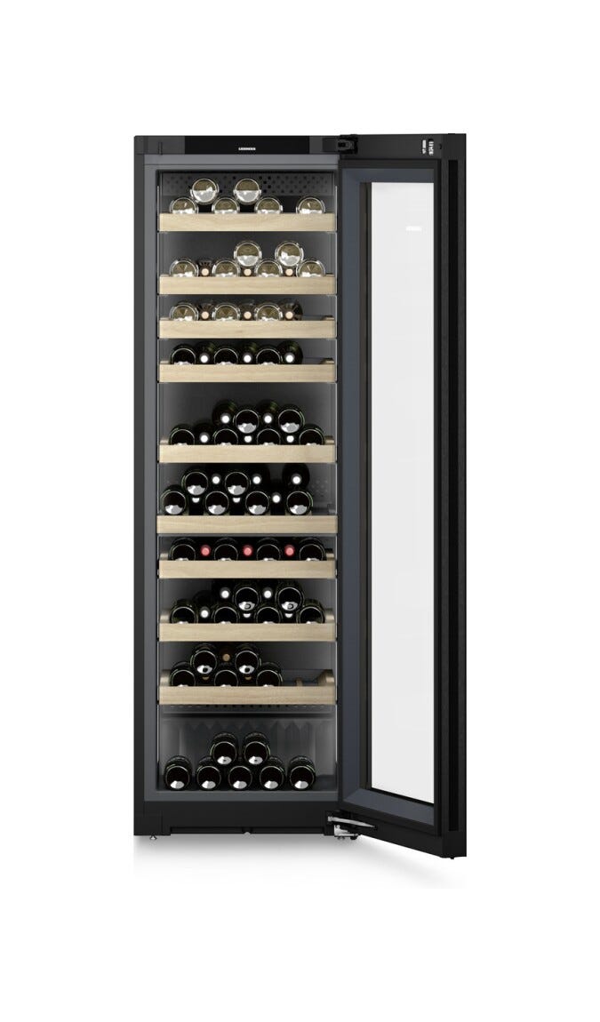 Liebherr WPgbi5272 Vinidor Cantina vino a libera installazione cm. 60 h. 185 - 106 bottiglie - blacksteel