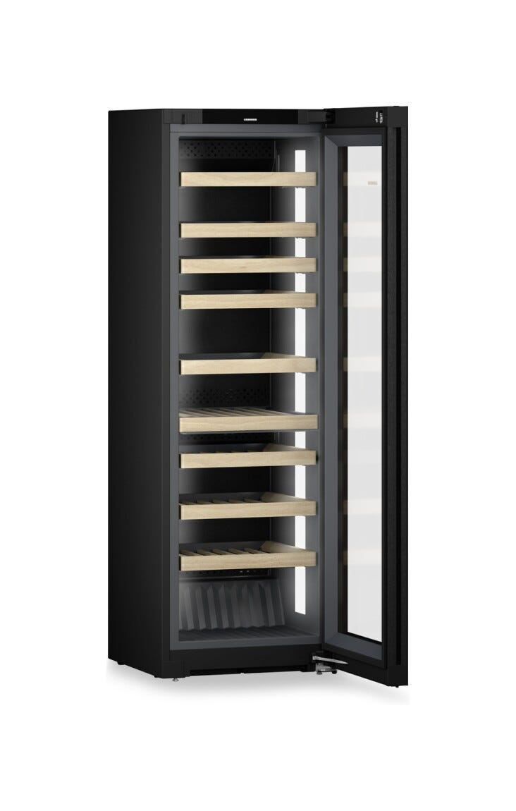 Liebherr WPgbi5272 Vinidor Cantina vino a libera installazione cm. 60 h. 185 - 106 bottiglie - blacksteel