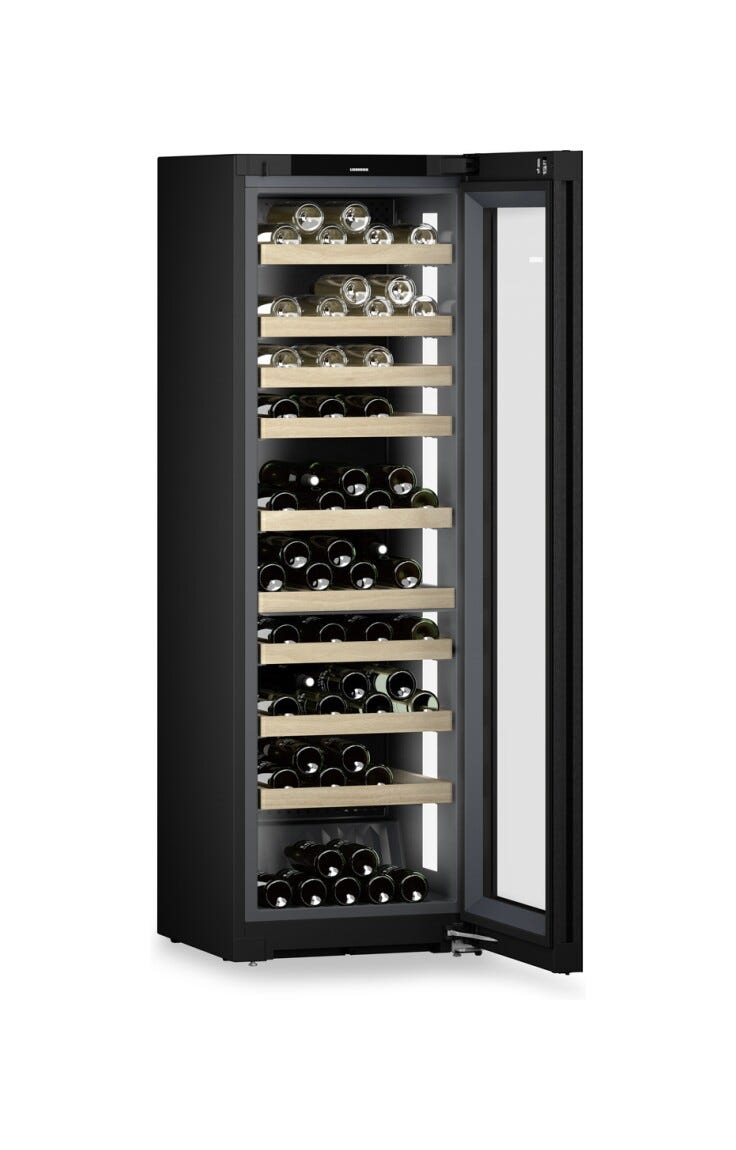 Liebherr WPgbi5272 Vinidor Cantina vino a libera installazione cm. 60 h. 185 - 106 bottiglie - blacksteel