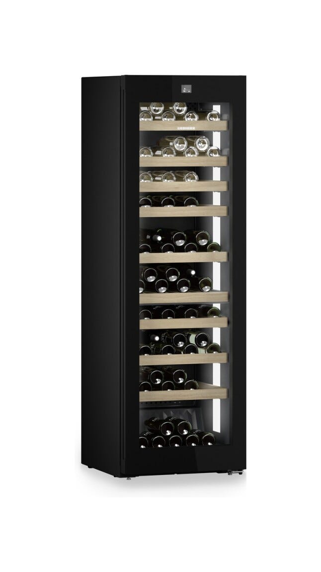 Liebherr WPgbi5272 Vinidor Cantina vino a libera installazione cm. 60 h. 185 - 106 bottiglie - blacksteel