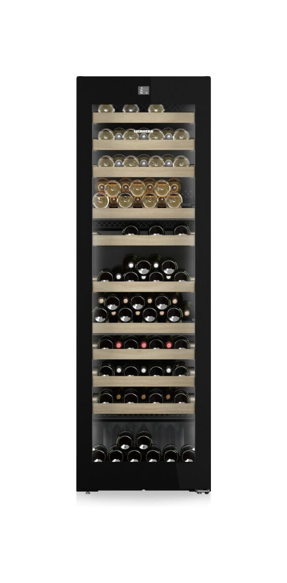 Liebherr WPgbi5273 Vinidor Cantina vino a libera installazione cm. 60 h. 185 - 104 bottiglie - blacksteel