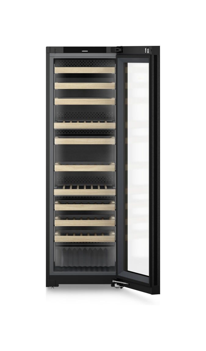 Liebherr WPgbi5273 Vinidor Cantina vino a libera installazione cm. 60 h. 185 - 104 bottiglie - blacksteel