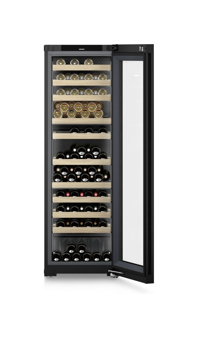 Liebherr WPgbi5273 Vinidor Cantina vino a libera installazione cm. 60 h. 185 - 104 bottiglie - blacksteel